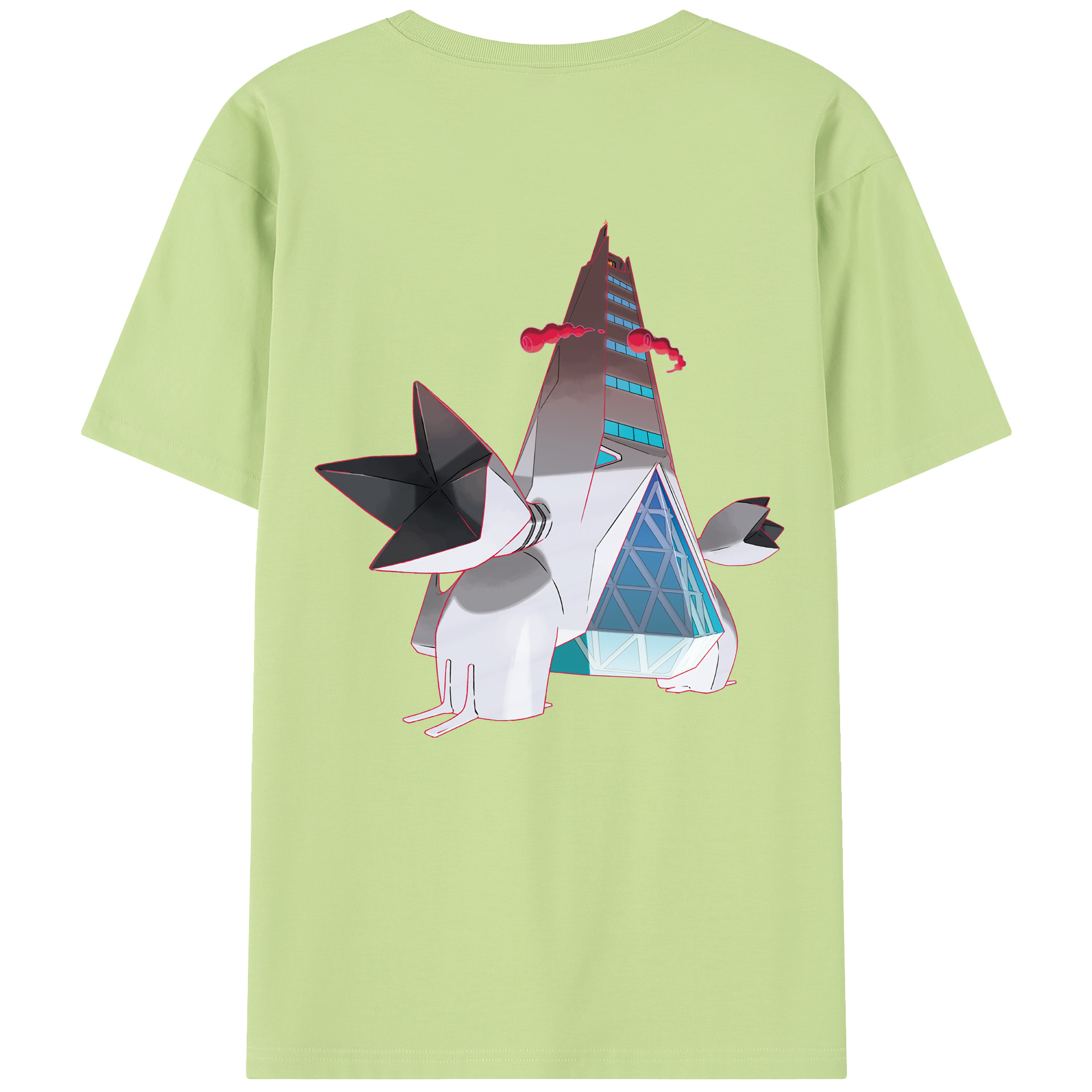 （画像用） ポケットモンスター Pokémon 綿100％半袖Tシャツ（背面プリント）
